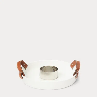Polo Ralph Lauren Wyatt Serving Tray With Bowl In White
