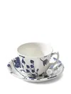 Ralph Lauren X Burleigh Patterned Tea Cup In Blue