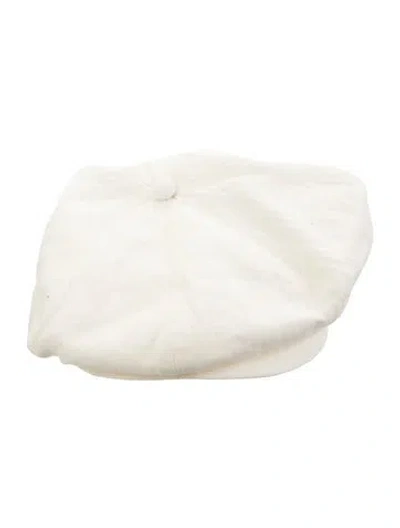 Pre-owned Ralph Lauren X Patricia Underwood Cotton-linen Blend Cap In Neutral