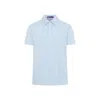 Ralph Lauren X Purple Label Blue Short-sleeved Polo Shirt In Lightblue