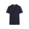 Ralph Lauren X Purple Label Plain Deep Blue Crew Neck T-shirt In Black