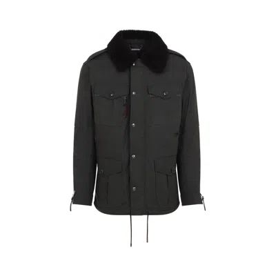 RALPH LAUREN RALPH LAUREN X PURPLE LABEL HAMILTON GREEN COTTON FIELD JACKET