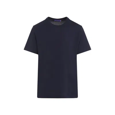Ralph Lauren X Purple Label Short Sleeve Navy Blue Cotton T-shirt