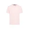 Ralph Lauren X Purple Label Vibrant Cotton T-shirt With Subtle Logo Detail In Pink