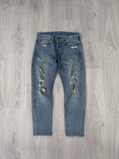 Pre-owned Ralph Lauren X Vintage Denim & Suply Ralph Laurent 90's Jeans In Blue