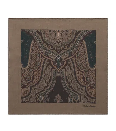 Ralph Lauren X Wimbledon Cashmere-silk Pocket Square