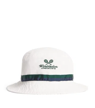 Ralph Lauren Kids' X Wimbledon Cotton Embroidered Bucket Hat