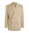 Ralph Lauren Kent Hand-tailored Wool Gabardine Jacket In Neutral