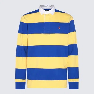 Ralph Lauren Yellow And Blue Cotton Polo Shirt In Chrome Yellow Cruise