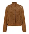 Ralph Lauren Yoke-stitch Cardigan In Brown