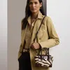 Ralph Lauren Zebra-print Canvas Small Tanner Satchel