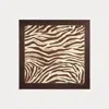 Ralph Lauren Zebra-print Wool-silk Square Scarf