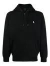 Ralph Lauren Pony Hoodie In Black
