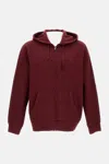 Ralph Lauren Zip-up Sweatshirt In Burgundy