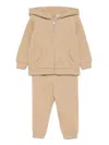Polo Ralph Lauren Zip-up Tracksuit Set In Brown
