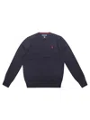 Ralph Lauren T Girl Camicia Pinpoint In Blue