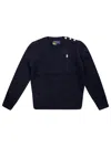 Ralph Lauren T Girl Maglia Trecce Gc In Blue