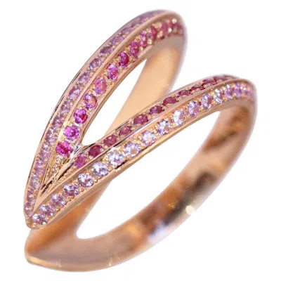 Pre-owned Ralph Masri Modernist Open Pink Sapphire Ring