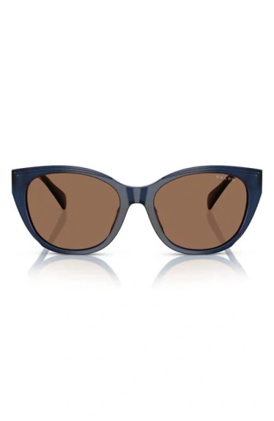 Ralph Ra5324u 56mm Cat Eye Sunglasses In Black