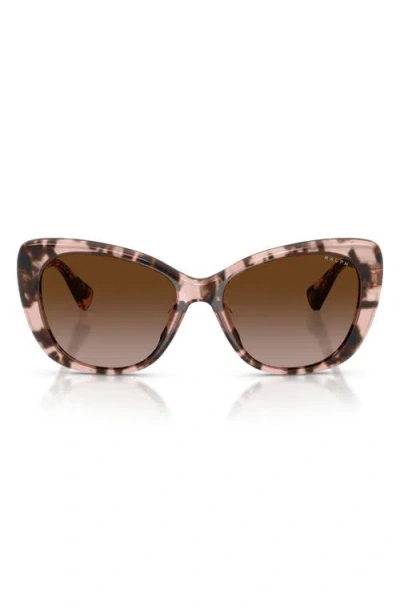 Ralph Ra5329u 56mm Gradient Butterfly Sunglasses