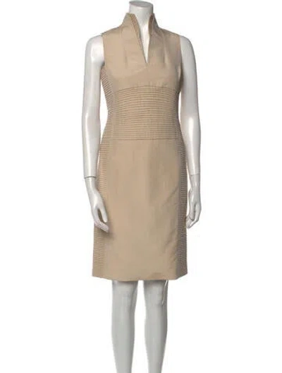 Pre-owned Ralph Rucci 2010's Knee-length Dress In Neutral