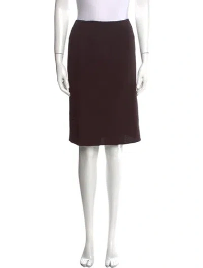 Pre-owned Ralph Rucci Late 2000's - Early 2010's Knee-length Skirt In Black