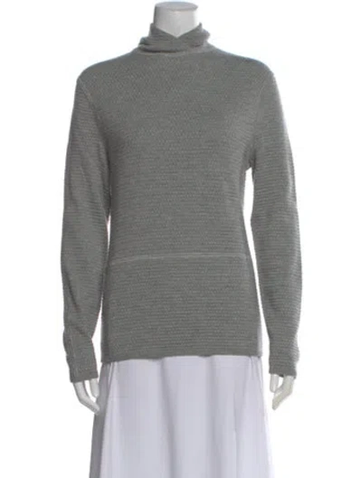 Pre-owned Ralph Rucci Vintage Cashmere Top In Gray