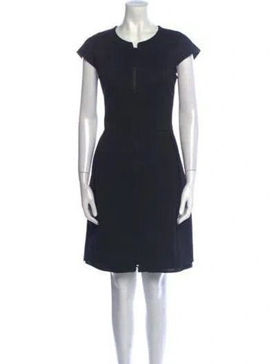 Pre-owned Ralph Rucci Vintage Knee-length Dress In Black