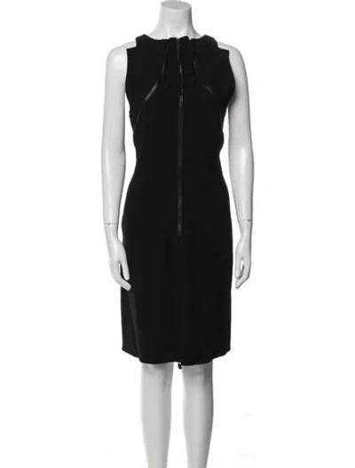 Pre-owned Ralph Rucci Vintage Knee-length Dress In Black