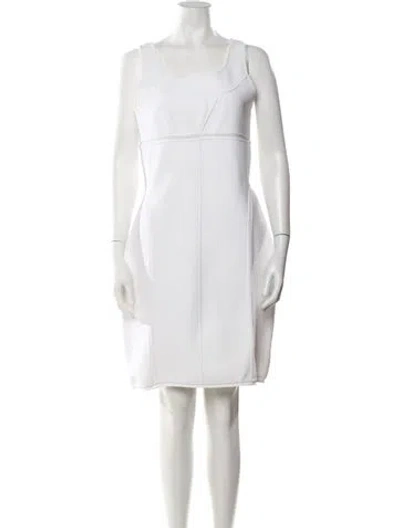Pre-owned Ralph Rucci Vintage Knee-length Dress In White