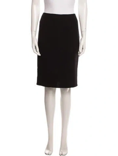 Pre-owned Ralph Rucci Vintage Knee-length Skirt In Black