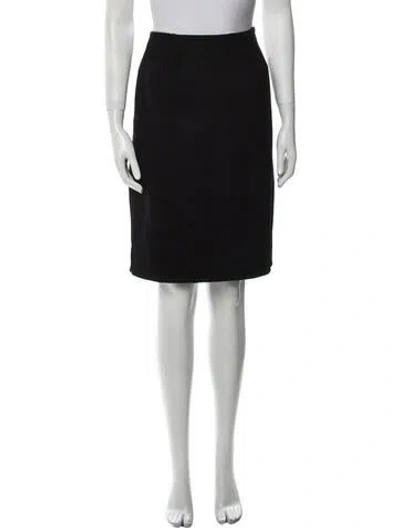 Pre-owned Ralph Rucci Vintage Knee-length Skirt In Black