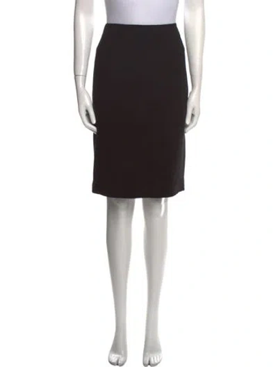 Pre-owned Ralph Rucci Vintage Knee-length Skirt In Black