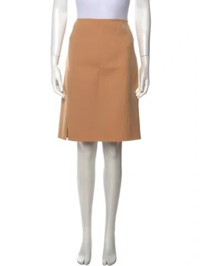 Pre-owned Ralph Rucci Vintage Knee-length Skirt In Brown