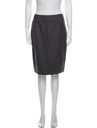 Pre-owned Ralph Rucci Vintage Knee-length Skirt In Gray