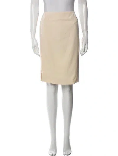 Pre-owned Ralph Rucci Vintage Knee-length Skirt In Neutral