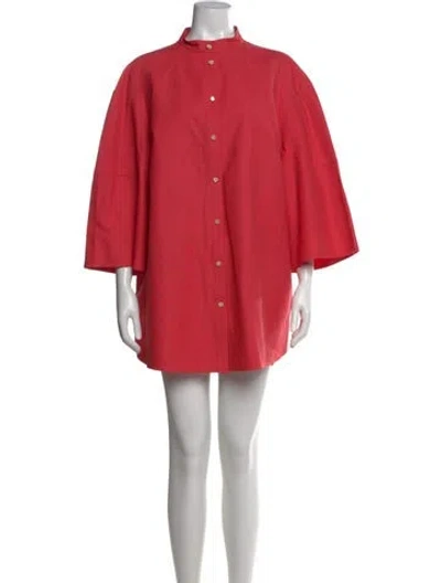 Pre-owned Ralph Rucci Vintage Mini Dress In Red