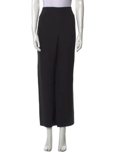 Pre-owned Ralph Rucci Vintage Wide Leg Pants In Black