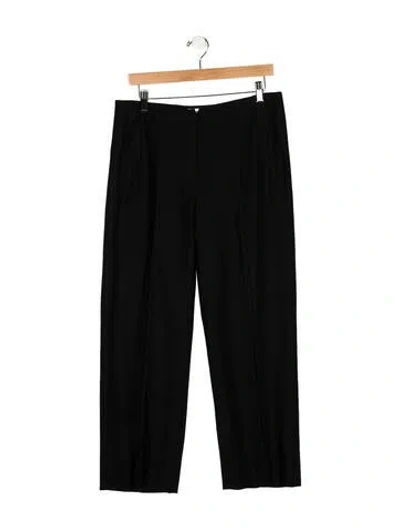 Pre-owned Ralph Rucci Wide Leg Pants In Black