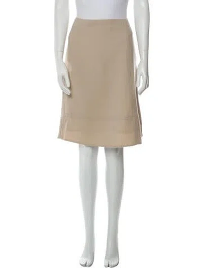 Pre-owned Ralph Rucci Wool Knee-length Skirt In Neutral