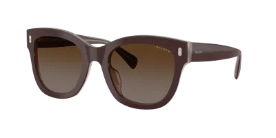 Ralph Woman Sunglass Ra5301u In Polar Gradient Brown
