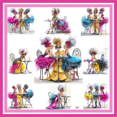 Ralufineart Women's Girl Talk Scarf