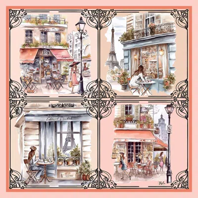 Ralufineart Women's Moments In Paris Scarf