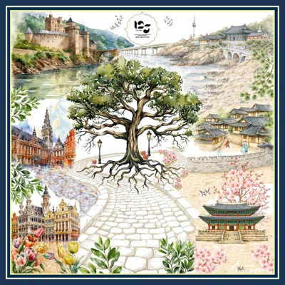 Ralufineart Women's Tree Of Life Silk Scarf Collectible