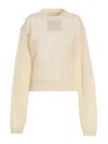 Ramael White Bio Cable Sweater In White