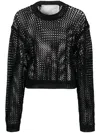 Ramael Black Bio Cable Sweater In Schwarz