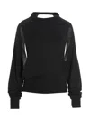 Ramael Cut Out Insert Top Sweater Sweaters And Cardigans Black