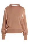 Ramael Cut Out Insert Top Sweater