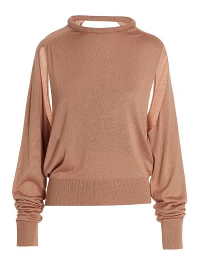 RAMAEL CUT OUT INSERT TOP SWEATER