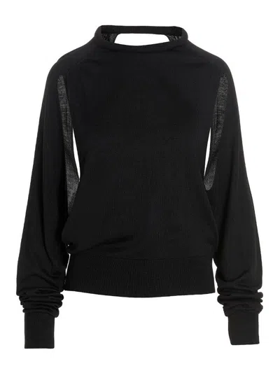 RAMAEL CUT OUT INSERT TOP SWEATER
